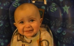 Lovely sensitive baby