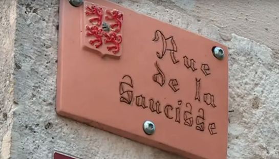 Rue de la saucisse à la&nbsp;une.