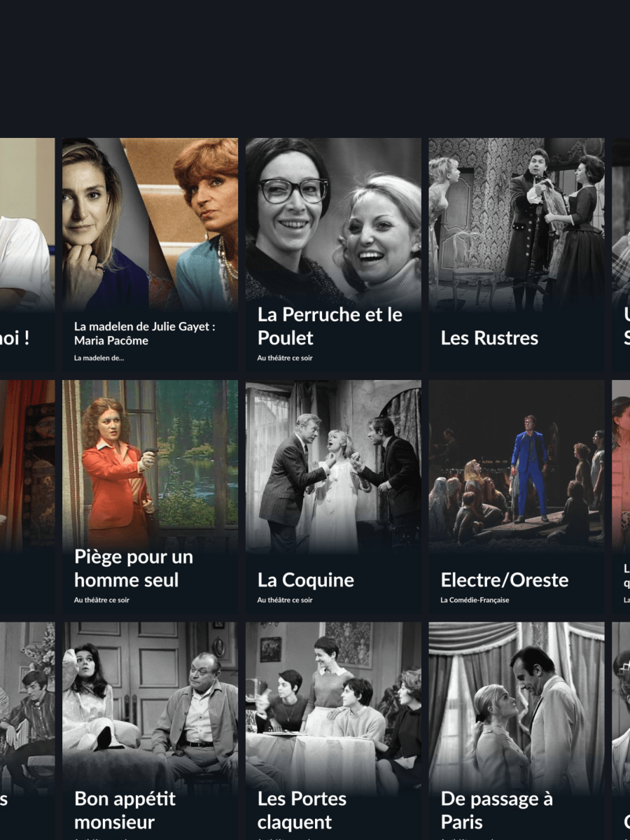 FILMS / SERIES / THEATRES 50s 60s&nbsp;70s